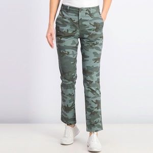 Gap Camo Girlfriend Chino Pants